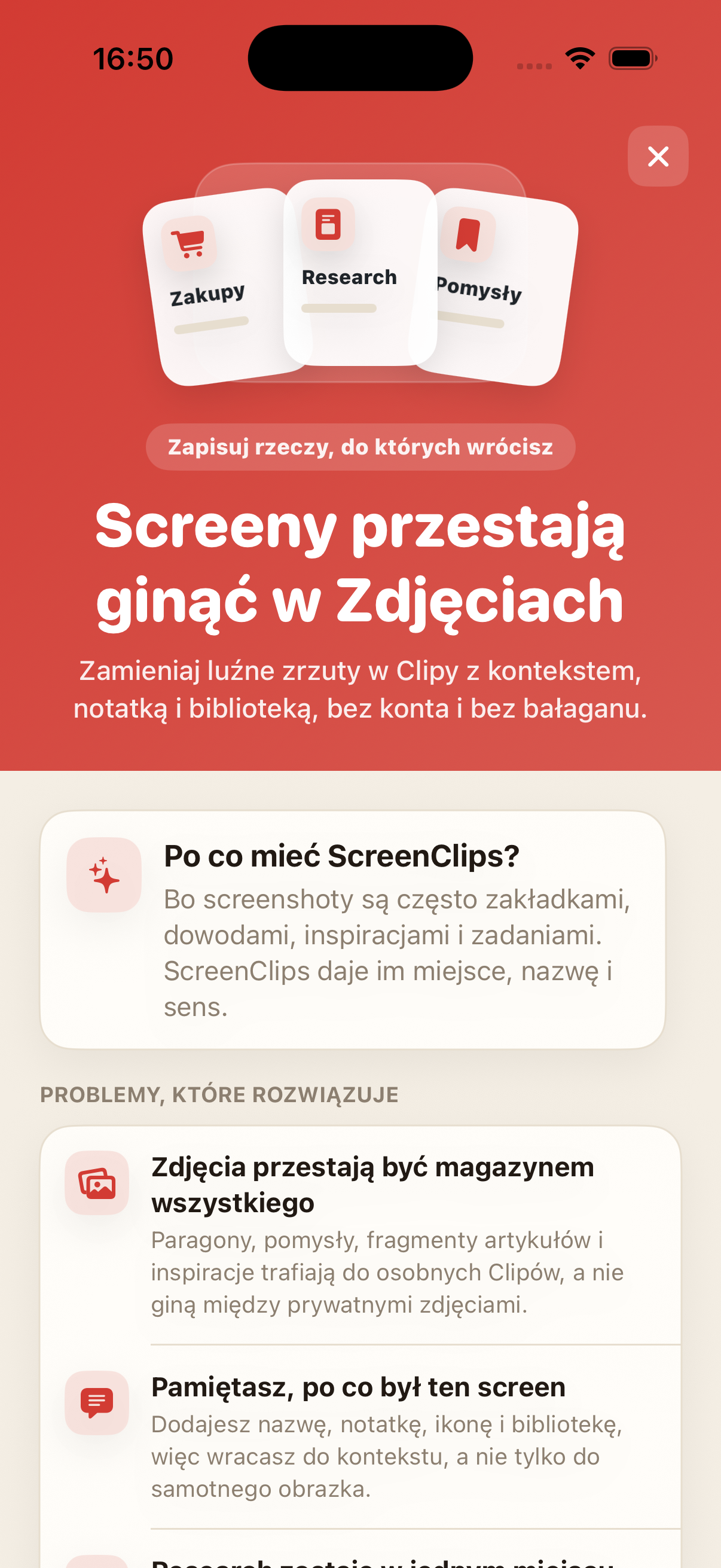 Ekran Premium w ScreenClips